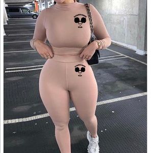 2 piece crop top set